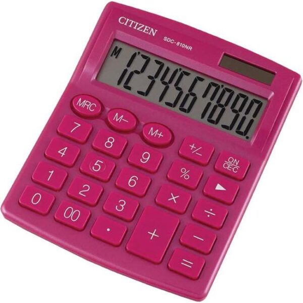Kalkulator komercijalni 10mjesta Citizen SDC-810NRPKE rozi blister, 000043059