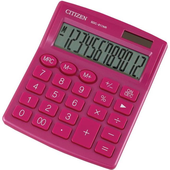 Kalkulator komercijalni 12mjesta Citizen SDC-812NRPKE rozi blister