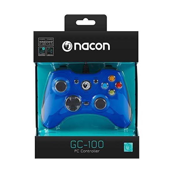 Nacon PC Gaming Controller GC-100XFBLUE 2 analog stick, 6 buttons, 2 triggers, 2 shoulder buttons, 2 vibration motors plavi