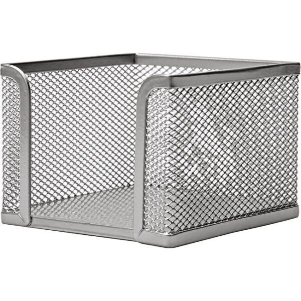 Blok kocka žica 9,5x9,5x9,5cm LD01-499 Fornax srebrna, 000000190