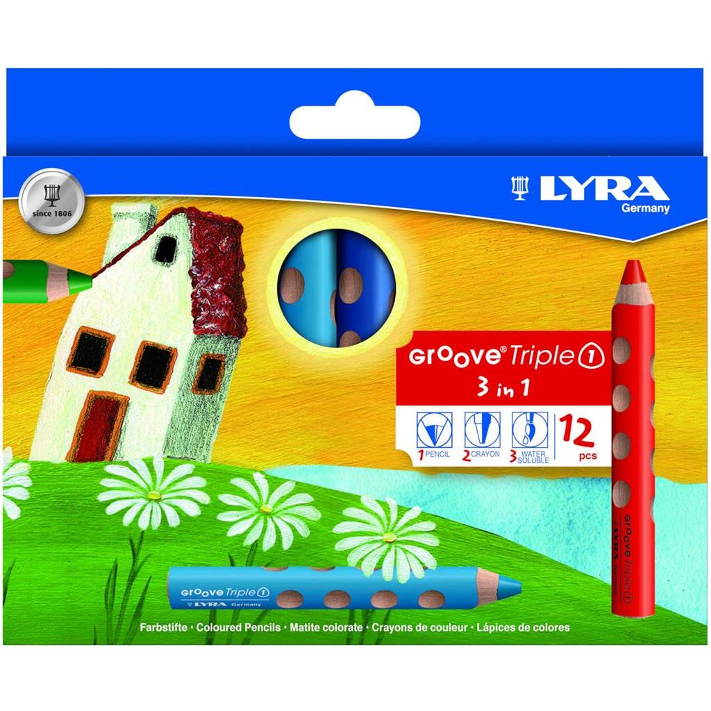 DRVENE BOJICE LYRA GROOVE TRIPLEONE PK12 L3831120