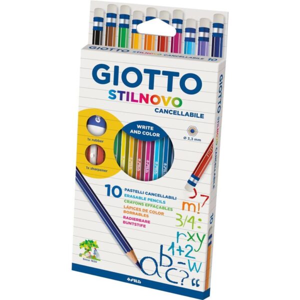 DRVENE BOJICE GIOTTO STILNOVO ERASABLE 10 BOJA 256800, 000015186 - Slika 2