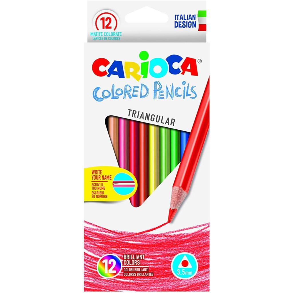 DRVENE BOJICE CARIOCA TRIANGULAR 12 BOJA 42515 - Slika 2