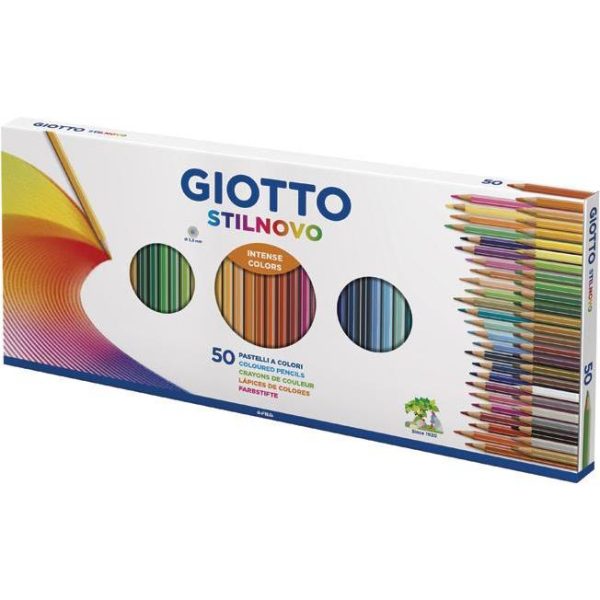 DRVENE BOJICE GIOTTO STILNOVO 50 BOJA + ŠILJILO 257300