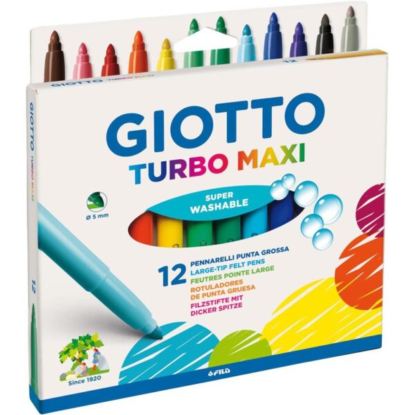 FLOMASTERI GIOTTO TURBO MAXI 12 BOJA, 076200