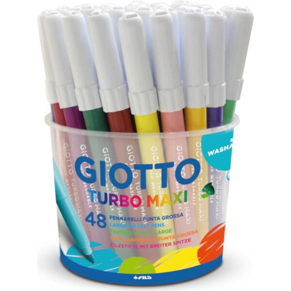 FLOMASTERI GIOTTO TURBO MAXI 4x12 BOJA PK48, 521400