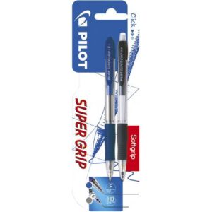 Set olovka kemijska+olovka tehnička Super grip Pilot blister, 000035997