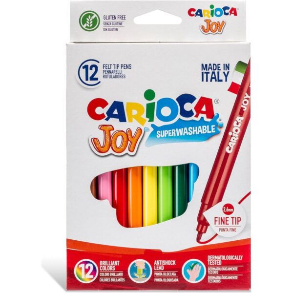 FLOMASTERI CARIOCA JOY 12 BOJA 40614