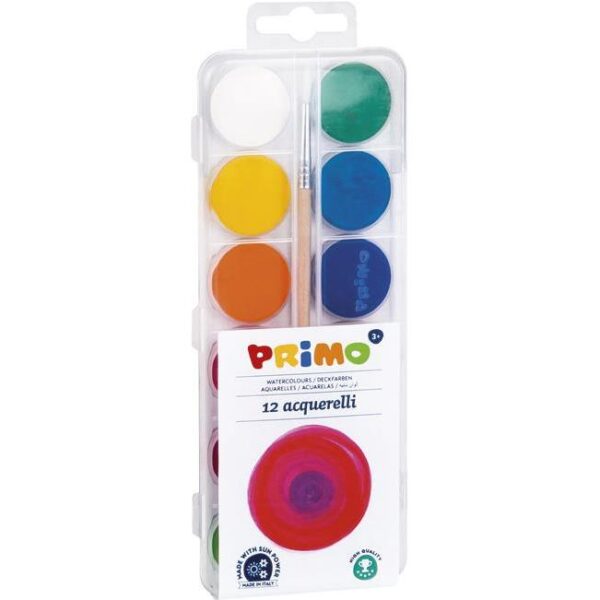 Boja vodena fi 25mm 12boja+kist CMP.118A12P blister, 000007414