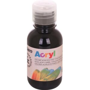 Boja akrilna 125ml CMP.402TA125800 crna