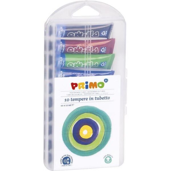 Boja tempera 12ml.aluminijska tuba 10boja/poly CMP.444T10SAP, 000007387