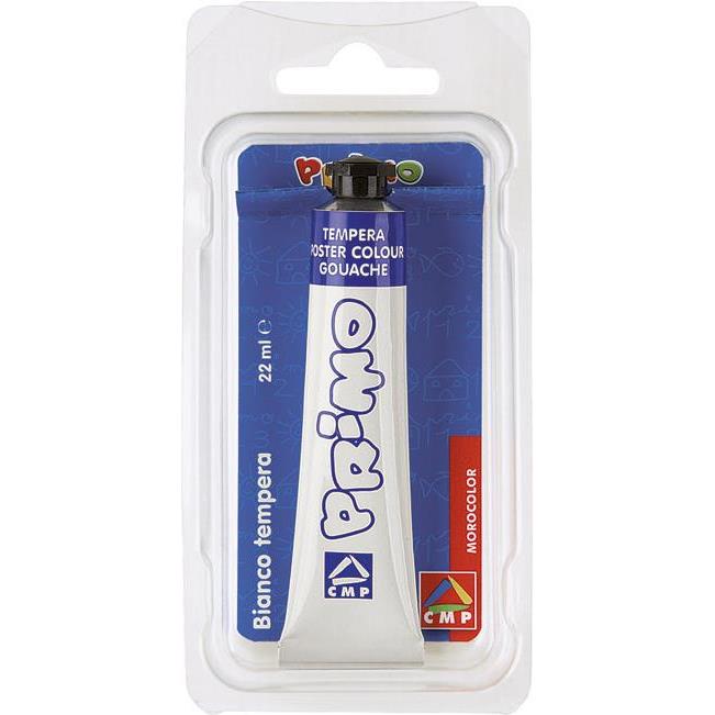 Boja tempera 22ml.aluminijska tuba CMP.740TRG100 bijela blister!!