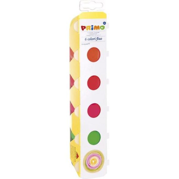 Boja tempera gvaš 25mlx6boja (čaše) CMP.254TF6E fluorescentna