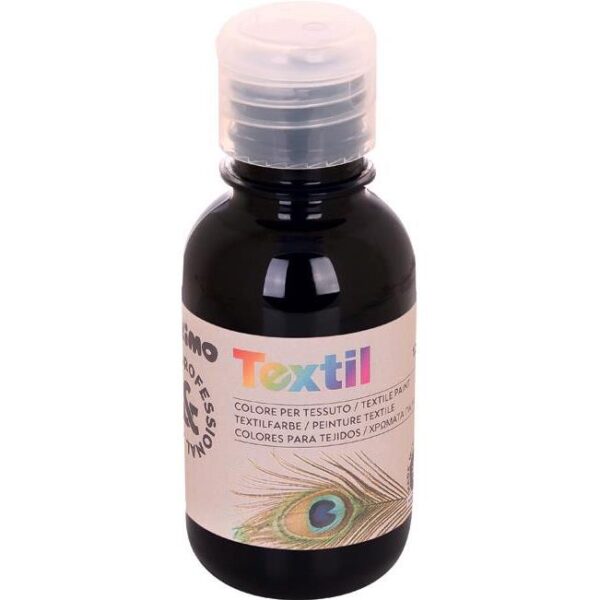 Boja tempera za tekstil 125ml CMP.410TX125800 crna