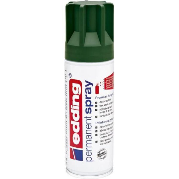 Boja akrilna u spreju 200ml permanentna Edding 10052904 mat tamno zelena