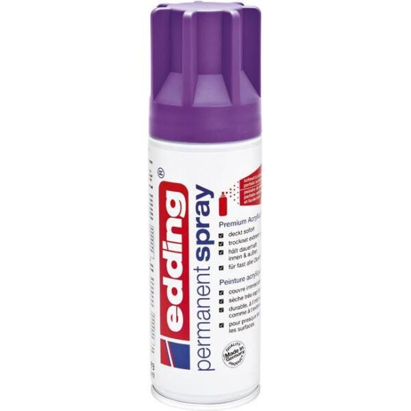 Boja akrilna u spreju 200ml permanentna Edding 10052910 mat ljubičasta