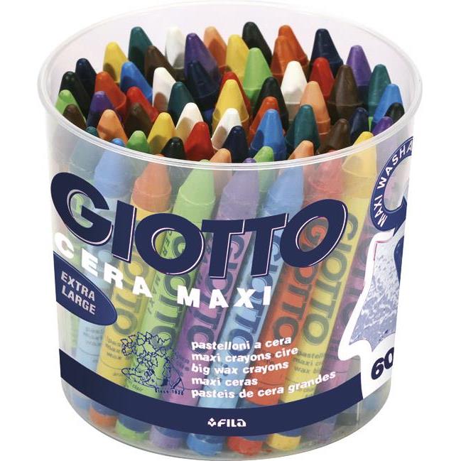 Boje voštane 60boja pvc kutija Giotto Cera Maxi Fila 5192!!