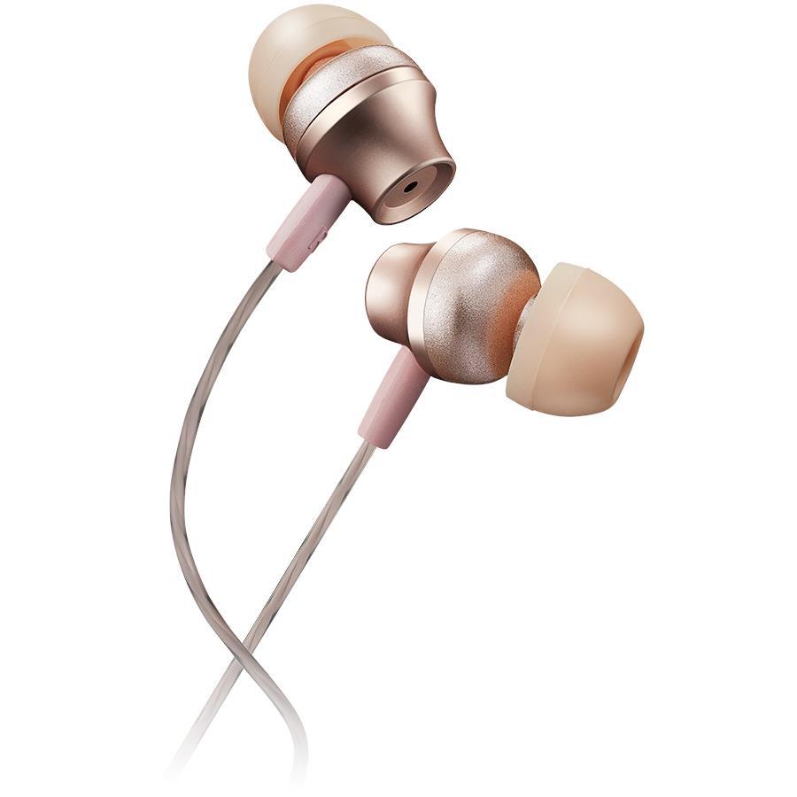 CANYON SEP-3 Stereo earphones with microphone, metallic shell, cable length 1.2m, Rose, 22*12.6mm, 0.012kg - Slika 2