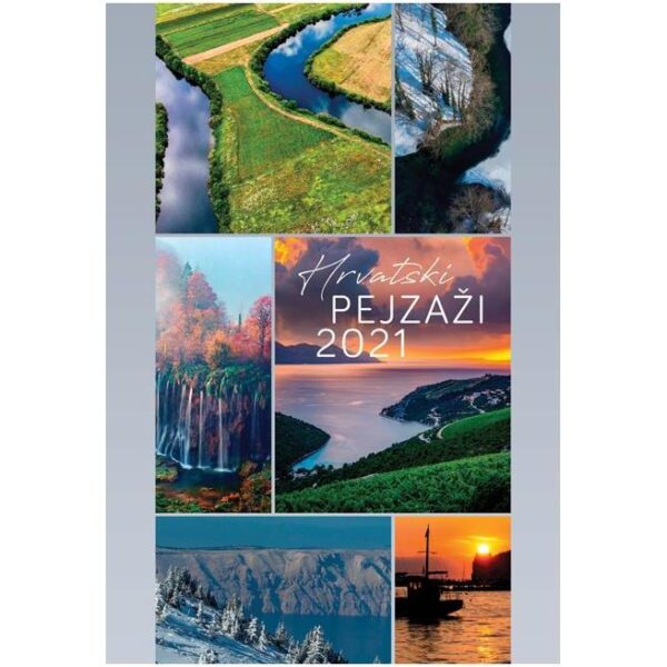 Kalendar "Hrvatski pejzaži 2025" 13L, spirala, 000012814