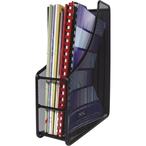 Stalak za spise okomit žica 8x27,5x35cm LD01-418 Fornax crni, 000013428