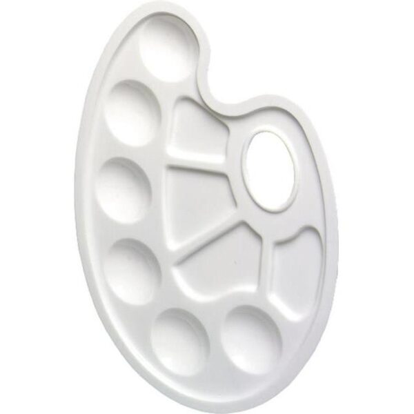Paleta slikarska ovalna-10 posudica Herlitz 8643033 blister