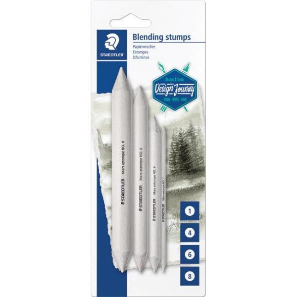 Olovke za sjenčanje Design Journey pk4 Staedtler 5426-S BK4 bijela blister, 000043188