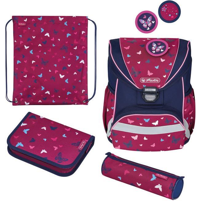Torba školska anatomska 4/1 Ultralight Plus Butterfly Herlitz 50026791