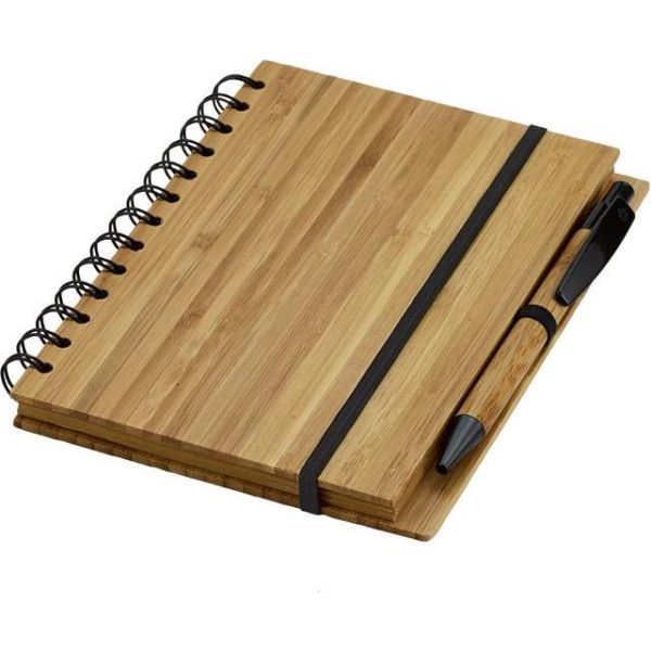 Blok kolegij 13x18cm crte 70L natur + olovka kemijska bambus
