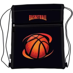 Vrećica za tjelesni Basketball Team Connect crno-narančasta