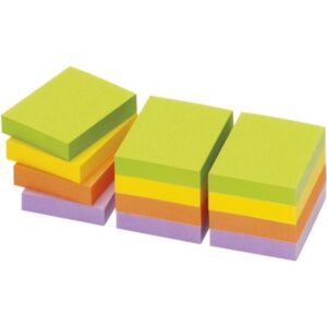 Blok samoljepljiv 40x50mm 12x100L Spring Global Notes 5653-76 neon sortirano, 000007068