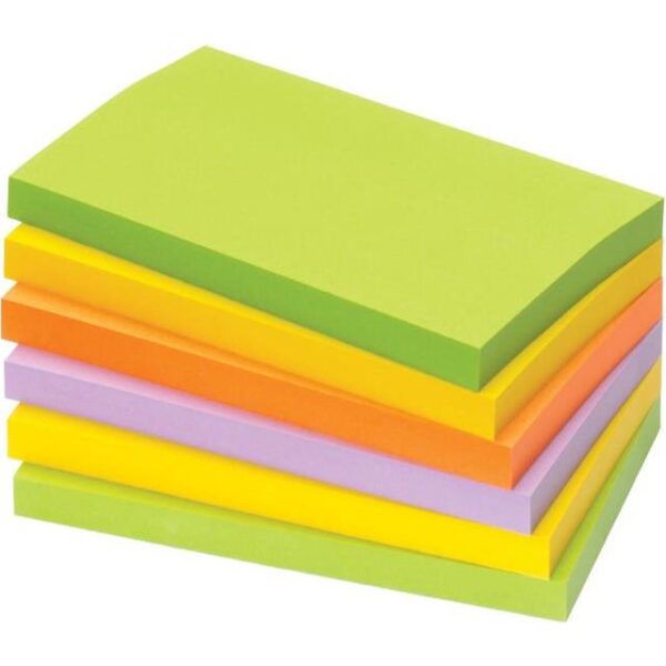 Blok samoljepljiv 125x75mm 100L Spring Global Notes 5855-76 neon sortirano, 000041667