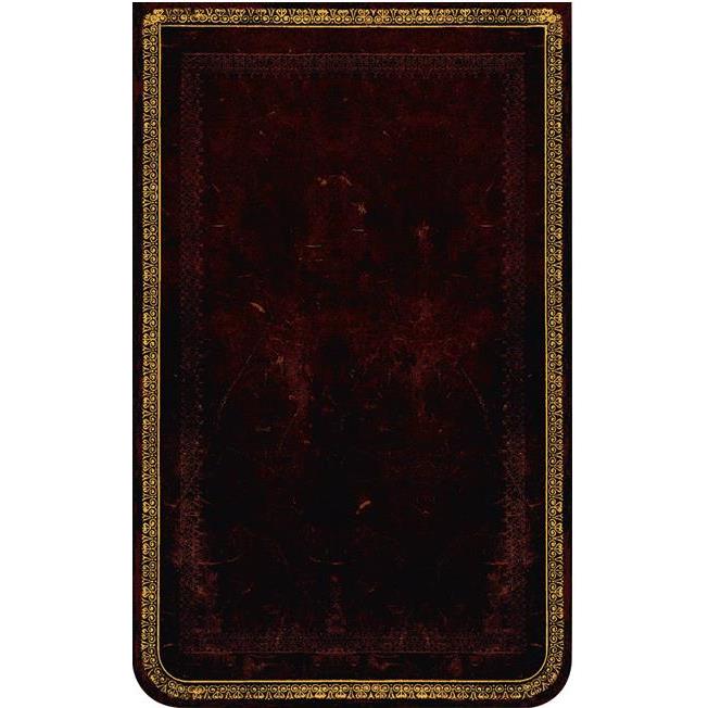 Blok za bilješke tvrdi uvez 9,5x14cm-mini crte 96L Reporter Black Moroccan Paperblanks PB1906-0!!