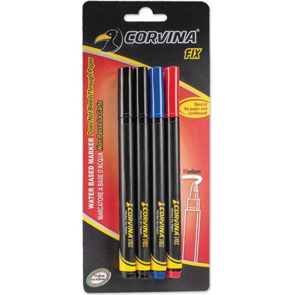 Marker Carioca Corvina memolighter pk4 mix boja, 42870