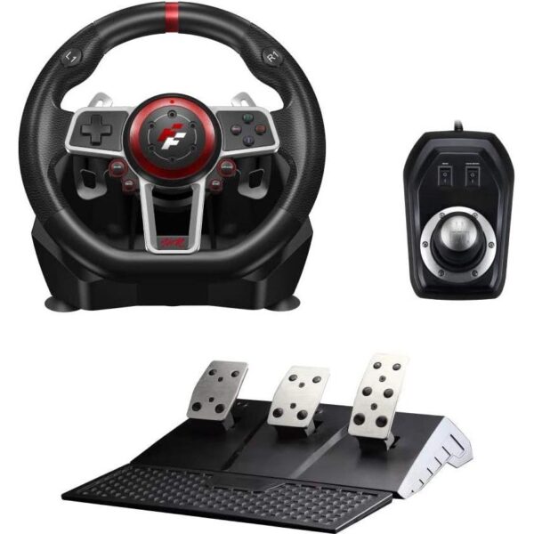 Volan SUZUKA FLASHFIRE 900R za PS4, PS3, XBOX ONE 360, SWITCH (3 PEDALE/MJENJAČ), ES900R
