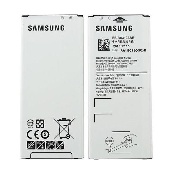 BATERIJA MAX MOBILE ZA SAMSUNG GALAXY A3 2016 , A310F 2300 mAh