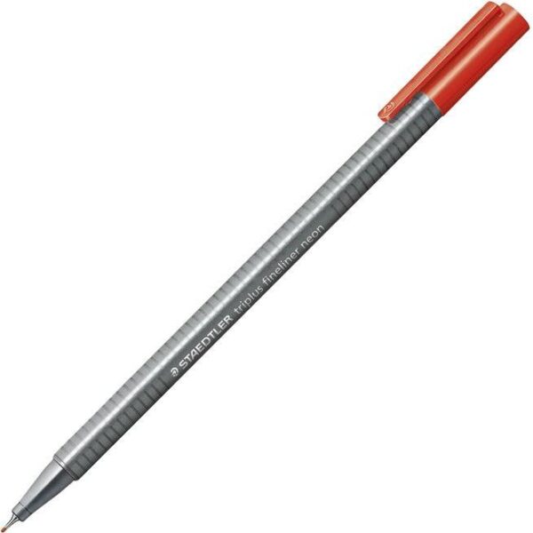 Flomaster fineliner 0,3mm Triplus Staedtler 334-201 neon crveni
