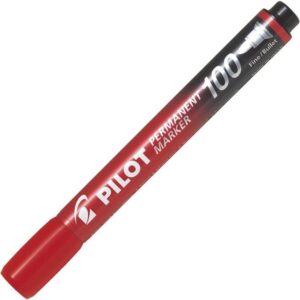 Marker permanentni 1mm okrugli vrh Pilot SCA-100-R crveni