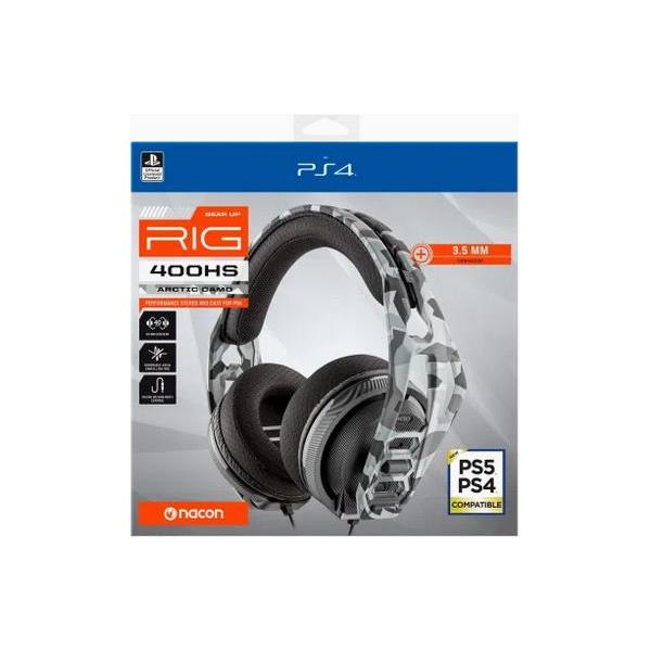 RIG 400HS artic cammo službene Sony Offiicial stereo headset for PS4™/PS5™ žičane gaming slušalice, PLANTRO-400HSCAMO