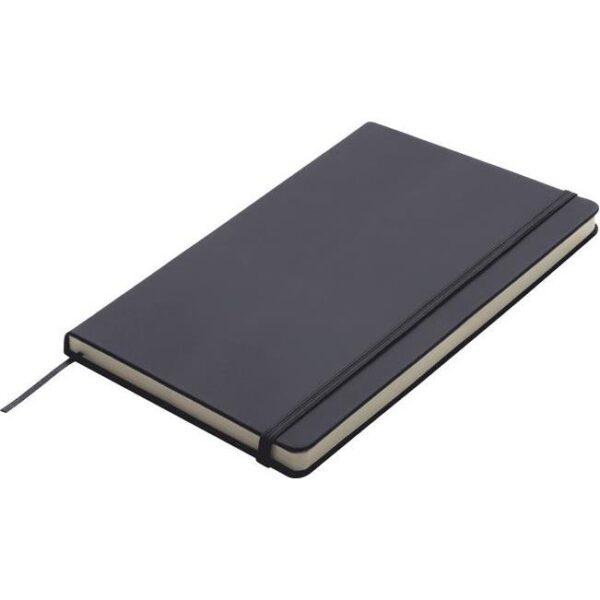 Notes 13x21cm čisti 96L s gumicom crni, 900001340