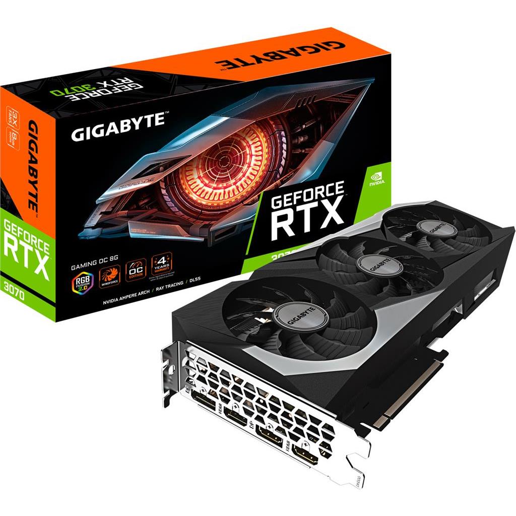 VGA Gigabyte NVidia GeForce RTX3070 Gaming OC 8GB