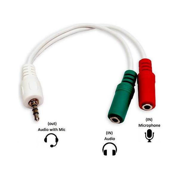 MAXPOWER KABEL 2x3,5mm M- 3.5mm F kabel