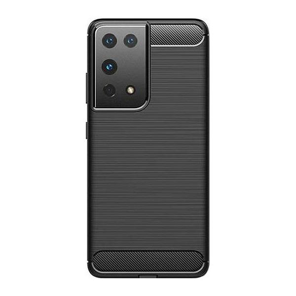 MM TPU SAM GALAXY S21 PLUS- CARBON FIBER crna