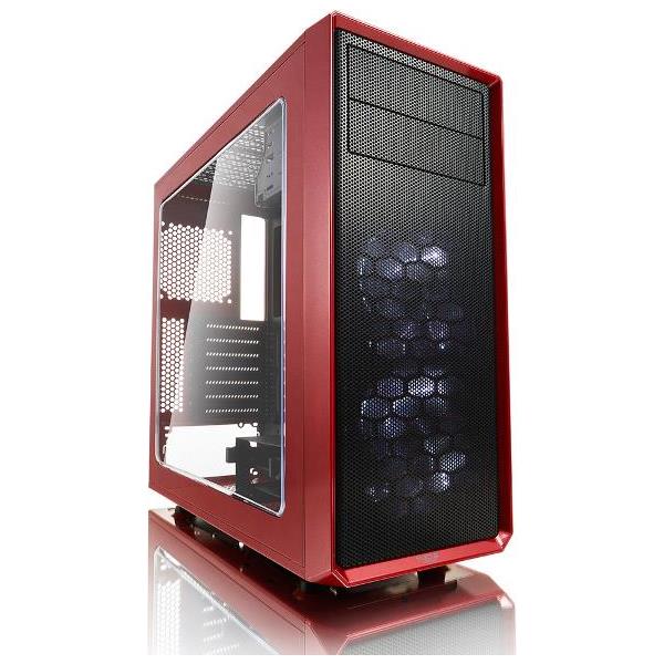 Kućište Midi Fractal Focus G Mystic Red, crveno, bez napajanja - Slika 2