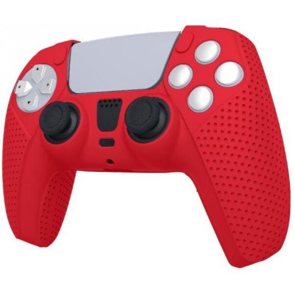 White Shark PS5 SILICONE CASE PS5-541 BODY LOCK Crveni - Slika 3