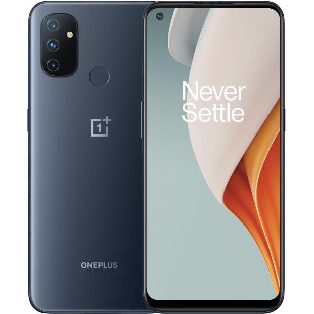 Smartphone ONEPLUS Nord N100, 6.52", 4GB, 64GB, Android 10, sivi