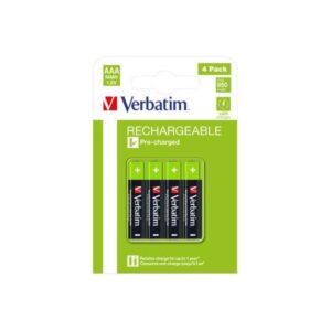 Baterije Verbatim #49514-V AAA Rchg 4PK/HR03