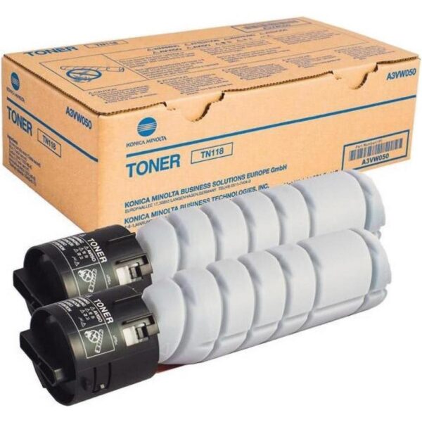 Toner Konica Minolta TN-118bk 215 twin pack black 2x12K #A3VW050
