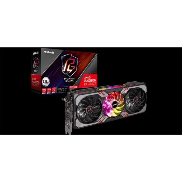 ASROCK AMD RADEON RX 6700XT PHANTOM GAMING 12GB OC edition, RX6700XT PGD 12GO