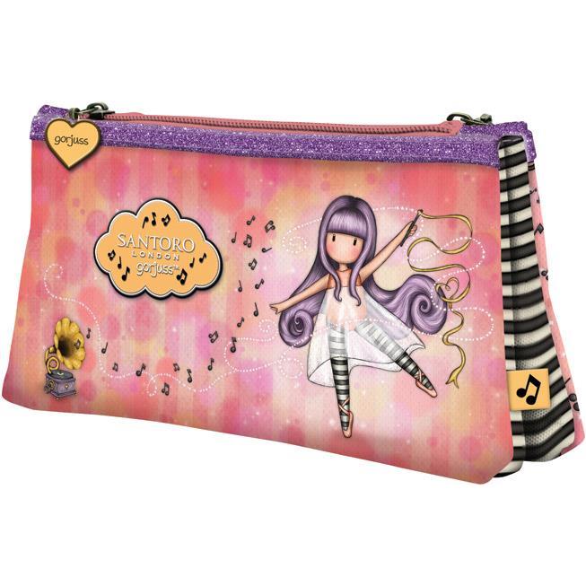 Pernica vrećica/trokutasta 2pretinca 2zipa Little Dancer Gorjuss 324GJ26, 000045912