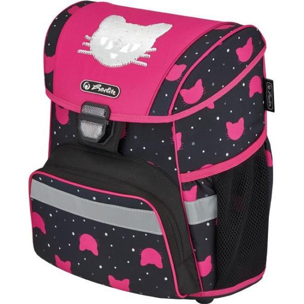 Torba školska anatomska Loop Black Cat Herlitz 50032549